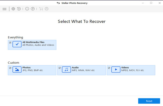 Click to view Stellar Phoenix Photo Recovery(Windows) 8.0 screenshot